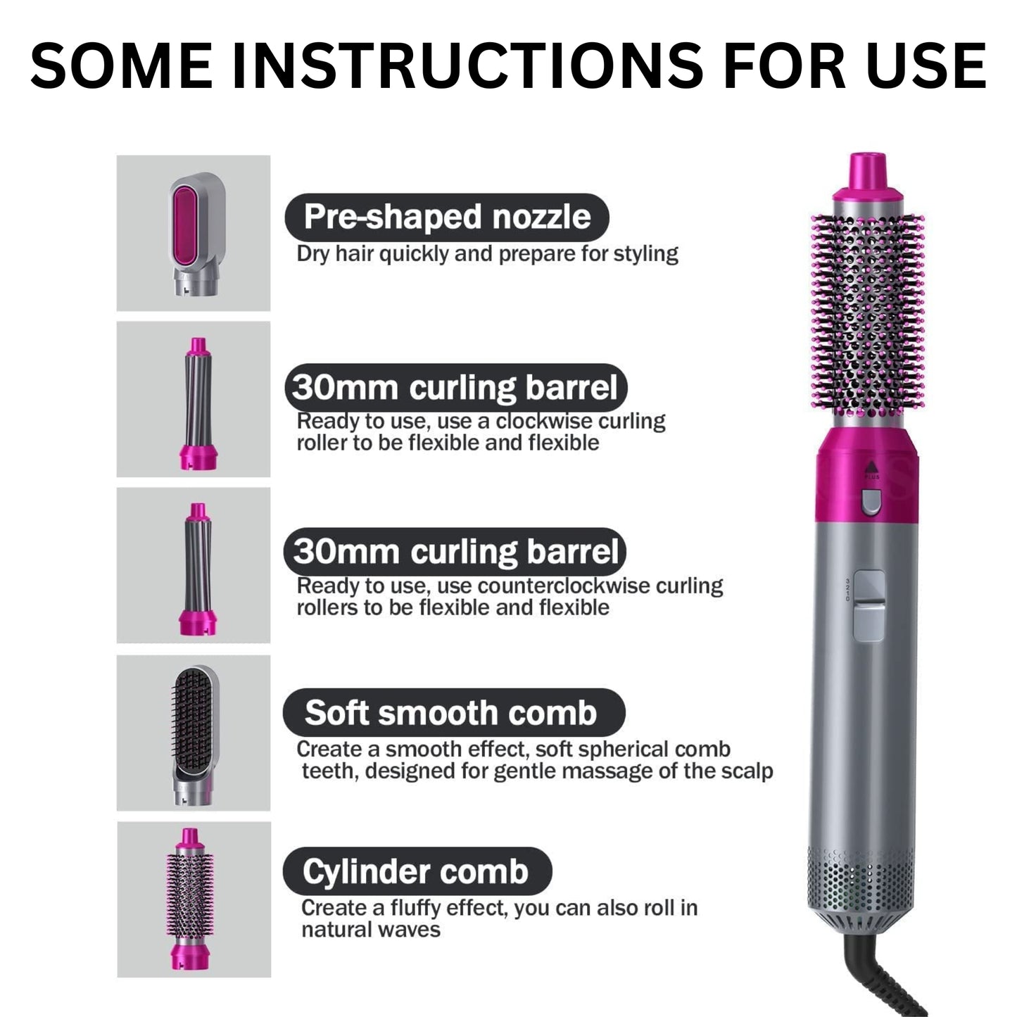 5 in 1 Hair Dryer Styler