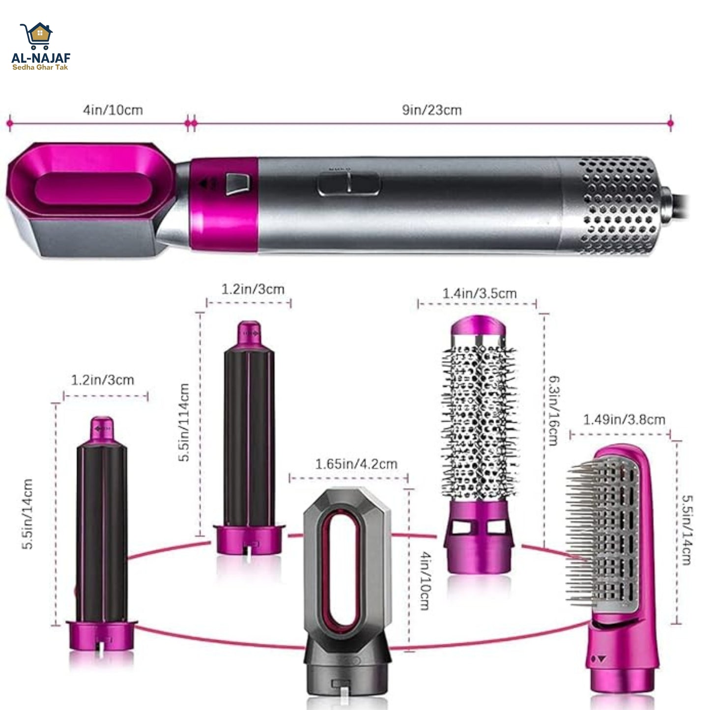 5 in 1 Hair Dryer Styler