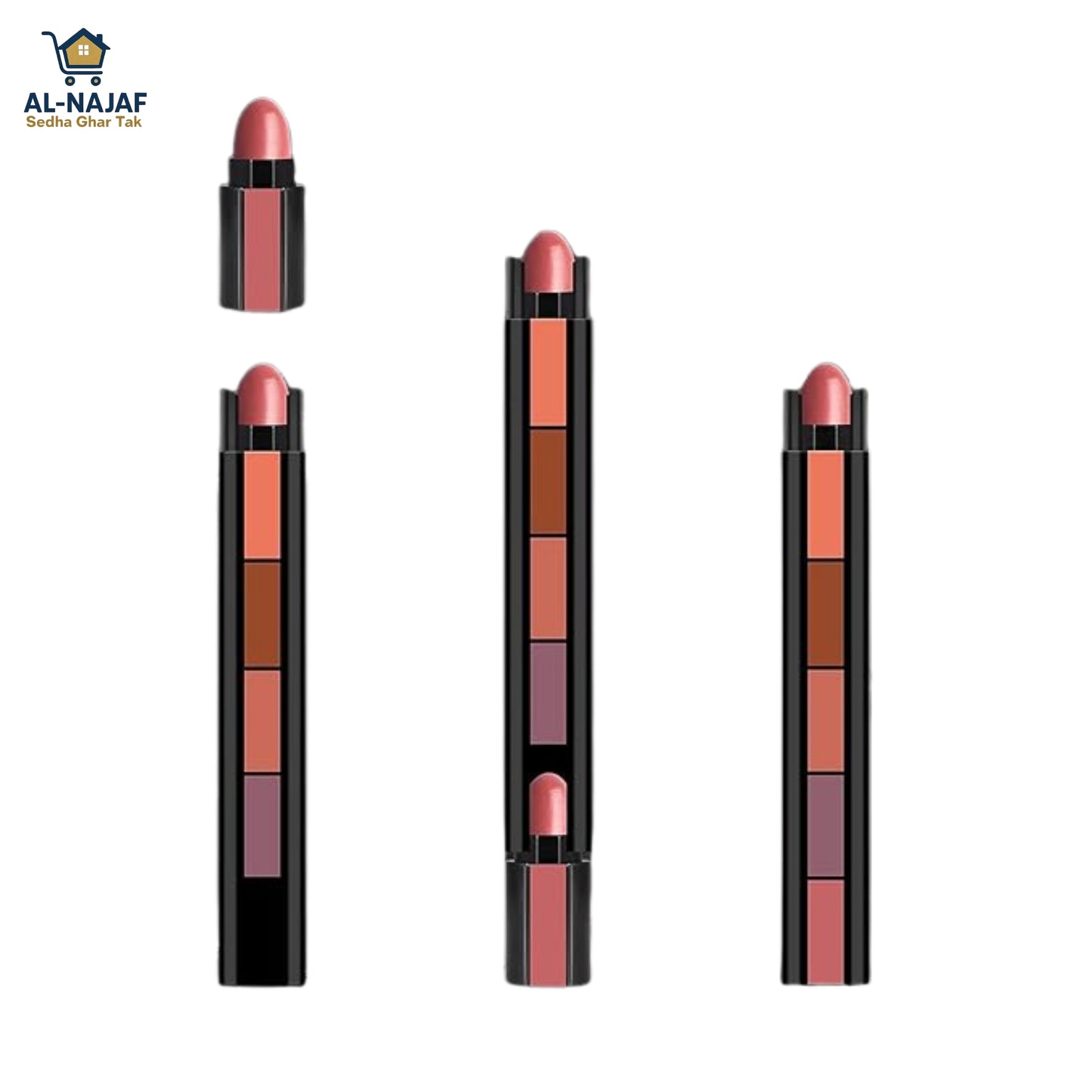 5-in-1 Lipstick – Premium Nude Shades