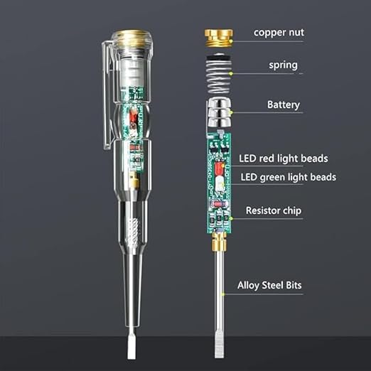 Smart LED Voltage Detector Pen - Non-Contact Electrical Tester & Wire Breakpoint Finder