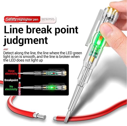 Smart LED Voltage Detector Pen - Non-Contact Electrical Tester & Wire Breakpoint Finder