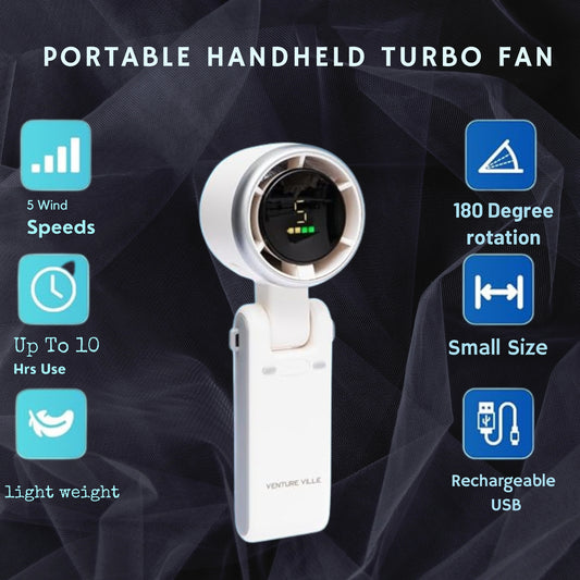 Rechargeable Turbo Cooling Fan